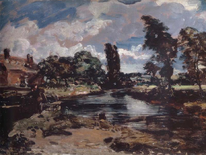 John Constable Flatford Mill from a lock on the Stour china oil painting image